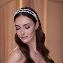 Load image into Gallery viewer, Crystal Beaded Hairband