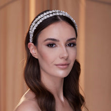 Load image into Gallery viewer, Crystal Beaded Hairband