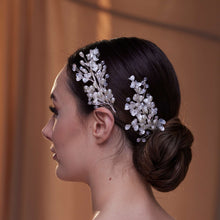 Load image into Gallery viewer, 2-Piece Crystal Beaded Hair Vine Set