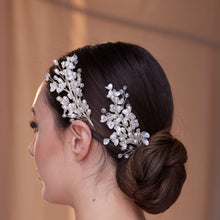 Load image into Gallery viewer, 2-Piece Crystal Beaded Hair Vine Set
