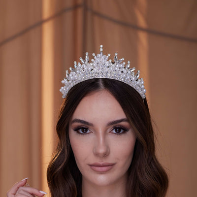Crystal and Pearl Tiara