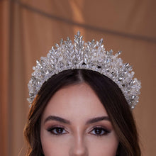 Load image into Gallery viewer, Crystal Rhinestone Bridal Tiara