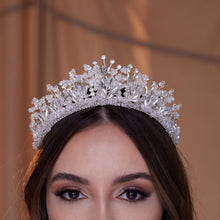 Load image into Gallery viewer, Crystal Rhinestone Bridal Tiara
