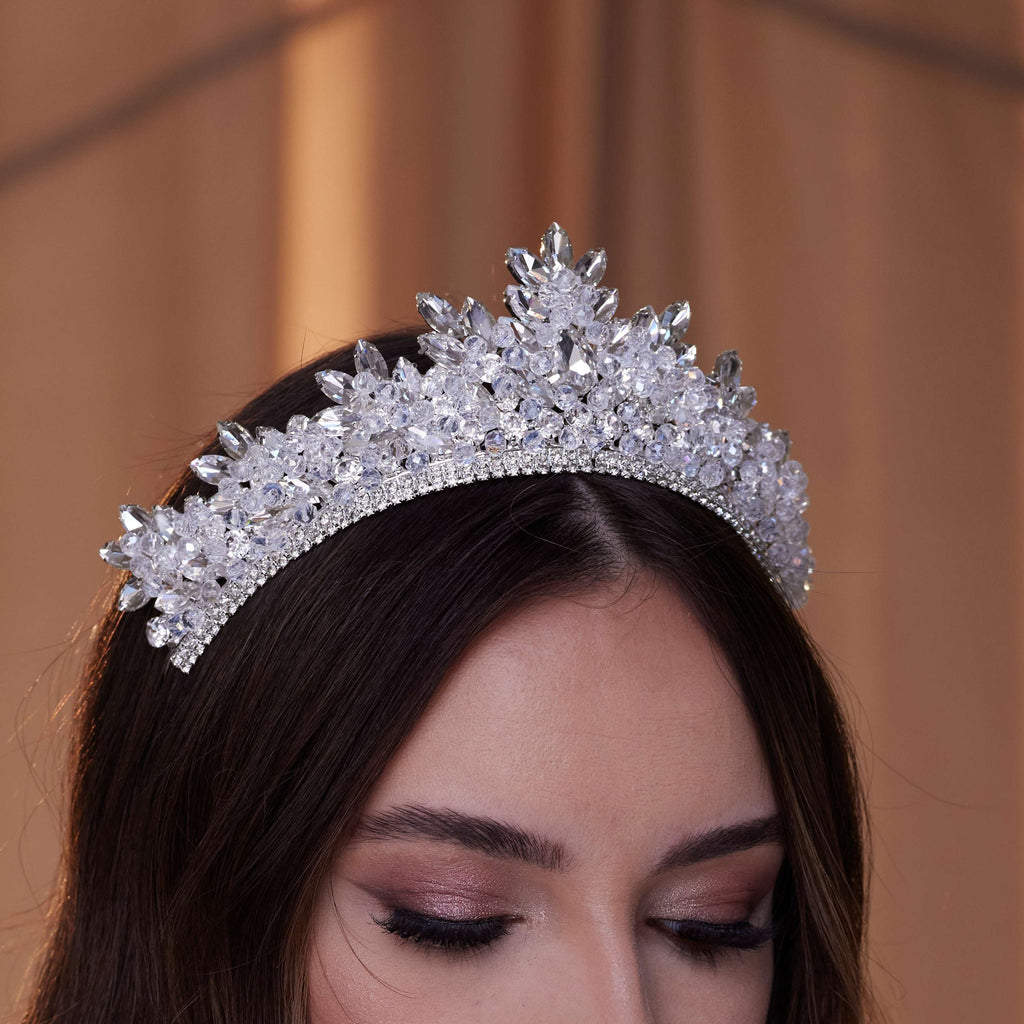 Sparkling Crystal Wedding Tiara