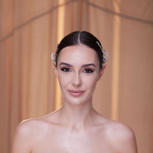 Load image into Gallery viewer, Two-Piece Crystal Beaded Headpiece