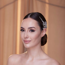Load image into Gallery viewer, Two-Piece Crystal Beaded Headpiece