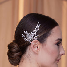 Load image into Gallery viewer, Two-Piece Crystal Beaded Headpiece