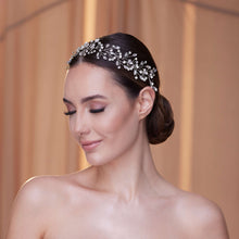 Load image into Gallery viewer, Delicate Crystal Bead and Rhinestone Hair Vine