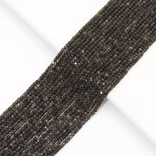 Load image into Gallery viewer, Genuine Golden Obsidian Faceted Cube Beads, 2.5mm, Sku#U1554