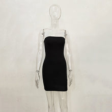 Load image into Gallery viewer, Spring Summer off-Neck Sheath Sexy All-Match Nightclub Dress Women Clothing