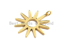Load image into Gallery viewer, Round Hollow out Sunflower Pendant