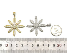 Load image into Gallery viewer, CZ Sunflower Charm, Sku#B158