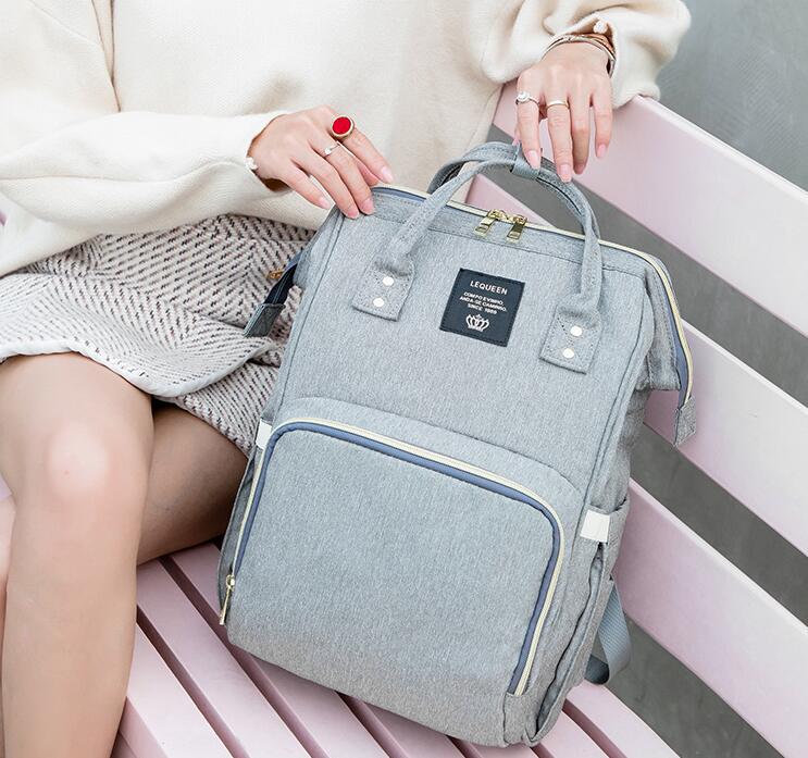 Waterproof Diaper Bag Backpack with USB Charging Port | Large Capacity Travel Nursing Bag for Moms & Dads