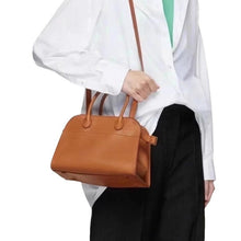 Load image into Gallery viewer, Women's Textured Suede Commuter Tote Bag - Premium PU Leather Handbag with Multiple Compartments