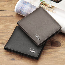 Load image into Gallery viewer, Men's Genuine Leather Bifold Wallet – Full-Grain Cowhide Short Coin Purse