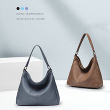 Load image into Gallery viewer, Women's High-Capacity Genuine Leather Crossbody Shoulder Bag | Retro Style