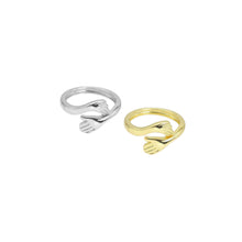 Load image into Gallery viewer, Hands Statement Open Ring, Sku#X279