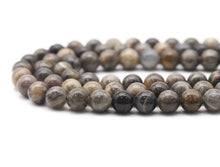 Load image into Gallery viewer, Genuine Black Sunstone Round Smooth Beads, Sku#U1397