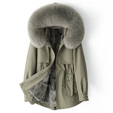 Load image into Gallery viewer, New Thickened Fur-and-Liner Detachable Coat