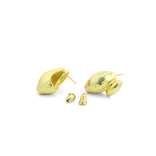 Load image into Gallery viewer, Gold Silver 3D Shell Stud Earrings, Sku#L736