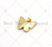 Load image into Gallery viewer, Colorful Acrylic Butterfly Shape Pendant, 18K Gold Filled Butterfly Charm,Necklace Bracelet Charm Pendant,20x16mm,Sku#LK454