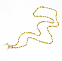 Load image into Gallery viewer, Gold Paperclip Sunglass Chain, sku#CL30