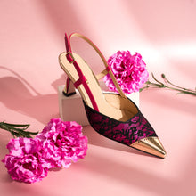 Load image into Gallery viewer, The Bali Fuchsia Leather Slingback Women Sandal
