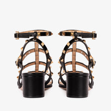 Load image into Gallery viewer, The Nejapa Black Multi Strap Leather Women Sandal