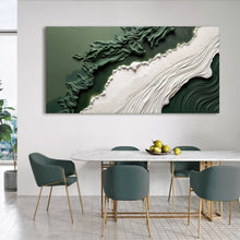 Load image into Gallery viewer, Green Rivers Abstract Wall Art VI