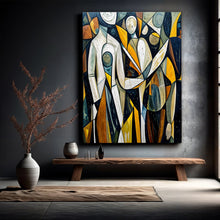Load image into Gallery viewer, Abstract Human Connection Wall Art