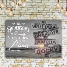 Load image into Gallery viewer, Direction Of Our Lives Family Farm Names Sign III