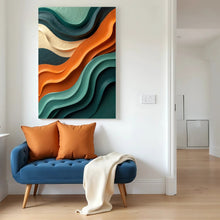 Load image into Gallery viewer, Wave Abstract Wall Art