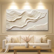 Load image into Gallery viewer, Ivory Impasto Abstract Wall Art