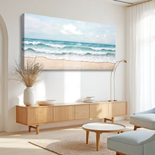 Load image into Gallery viewer, Serene Ocean Wave Coastal Wall Art