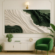 Load image into Gallery viewer, Green Rivers Abstract Wall Art XI