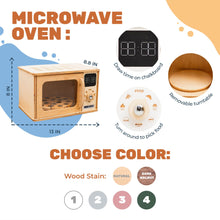 Load image into Gallery viewer, Wooden Microwave Toy