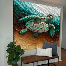 Load image into Gallery viewer, 3D Turtle Wall Art