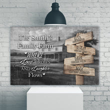 Load image into Gallery viewer, Direction Of Our Lives Family Farm Names Sign II