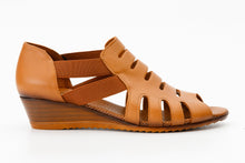 Load image into Gallery viewer, The Atina Tan Leather Sandal Final Sale!