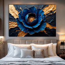 Load image into Gallery viewer, Sapphire Bloom Wall Art