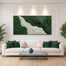 Load image into Gallery viewer, Green Rivers Abstract Wall Art