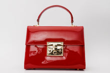 Load image into Gallery viewer, The Ege Red Patent Leather Handbag
