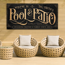 Load image into Gallery viewer, Personalized Pool &amp; Patio Sign II
