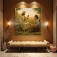 Load image into Gallery viewer, Samaritan at the Well Faith Wall Art II