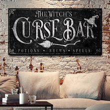 Load image into Gallery viewer, The Witch's Curse Bar Halloween Sign