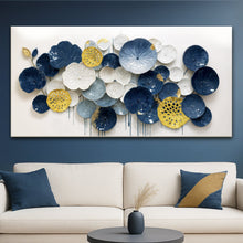 Load image into Gallery viewer, Lotus Leaf Abstract Wall Art VII