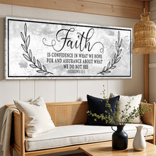Load image into Gallery viewer, Faith Is Confidence - Hebrews 11:1 Faith Sign II