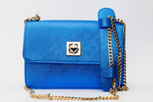 Load image into Gallery viewer, The Maple Sax Blue Leather Handbag