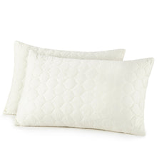 Load image into Gallery viewer, Organic Cotton Quilted Pillow Protectors