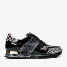 Load image into Gallery viewer, The Milano Snk Black &amp; White Leather Men Sneaker